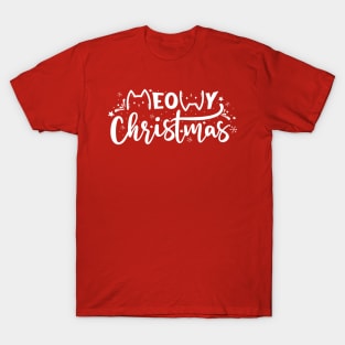 Meowy Christmas T-Shirt